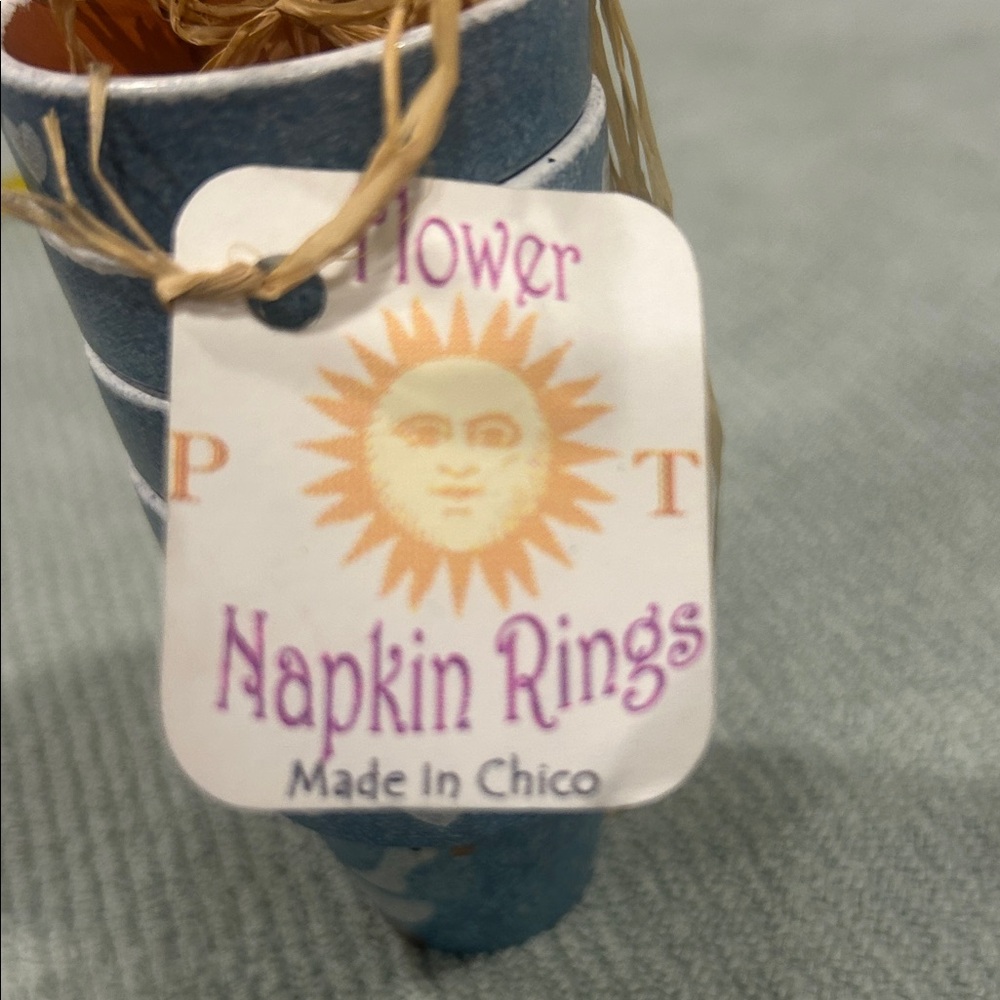 Blue Heart and Duck Napkin Rings - Picture 4 of 8